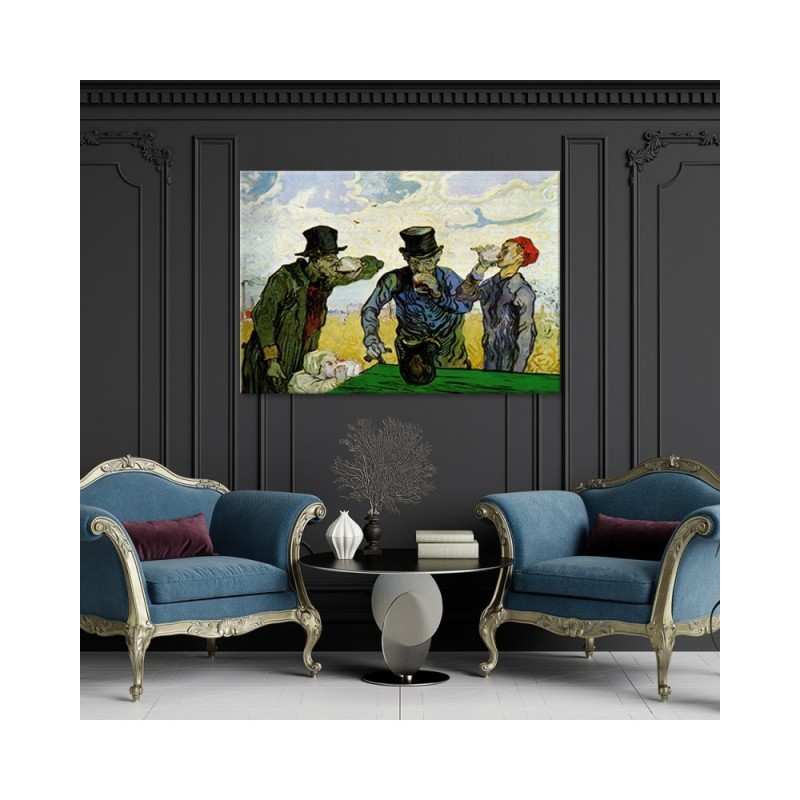 Bild auf Leinwand - Trinkend - V. van Gogh | Feeby