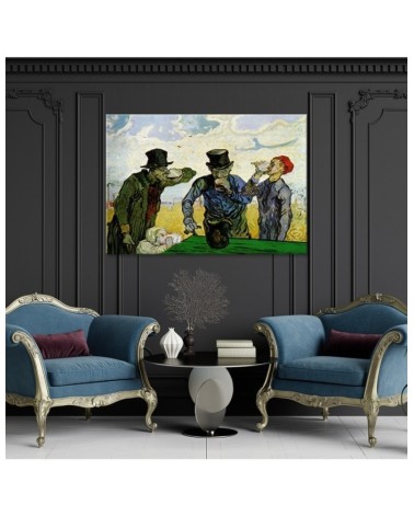 Bild auf Leinwand - Trinkend - V. van Gogh | Feeby