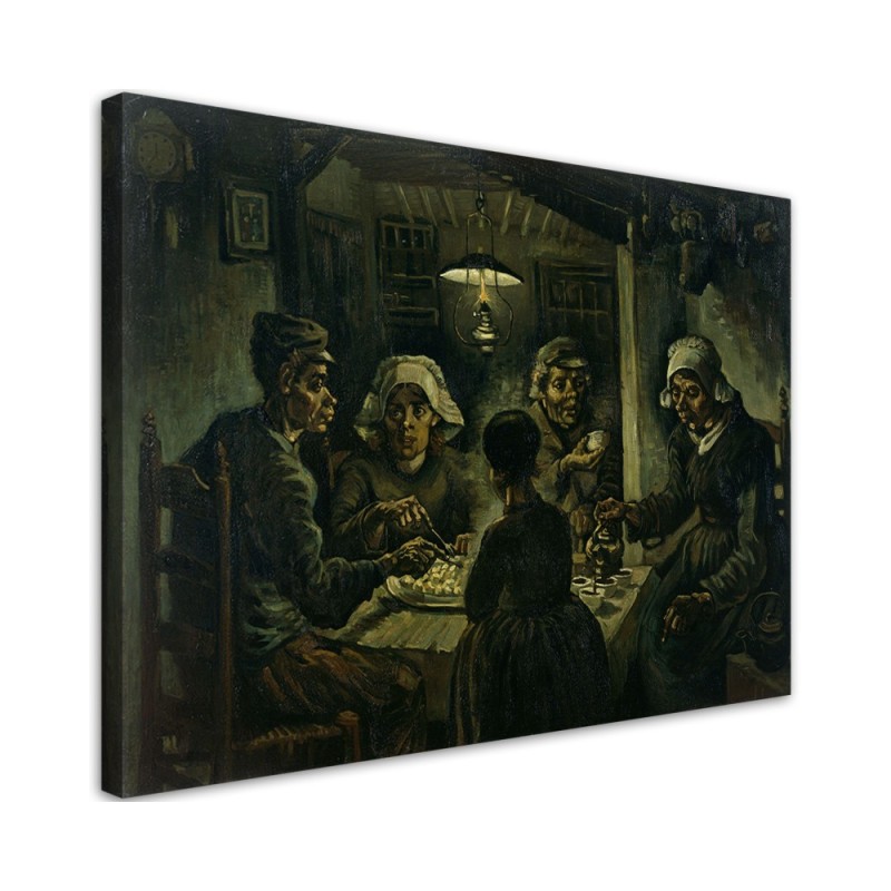 Leinwandbild modern - Kartoffeln essend - V. van Gogh | Feeby