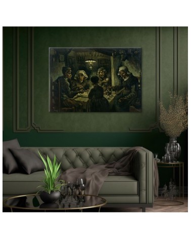 Leinwandbild modern - Kartoffeln essend - V. van Gogh | Feeby