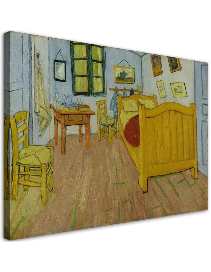 Leinwandbild - Van Goghs Zimmer in Arles | Feeby