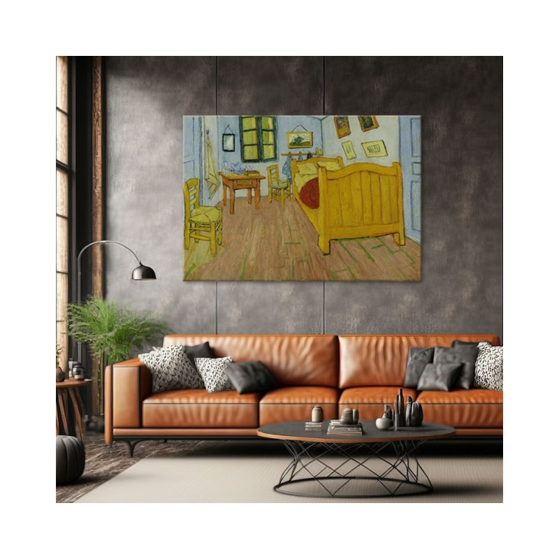 Leinwandbild - Van Goghs Zimmer in Arles | Feeby