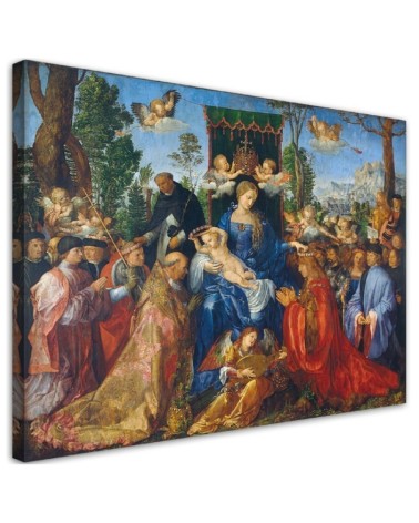 Leinwandbild - Das Fest des Rosenkranzes - Albrecht Dürer | Feeby