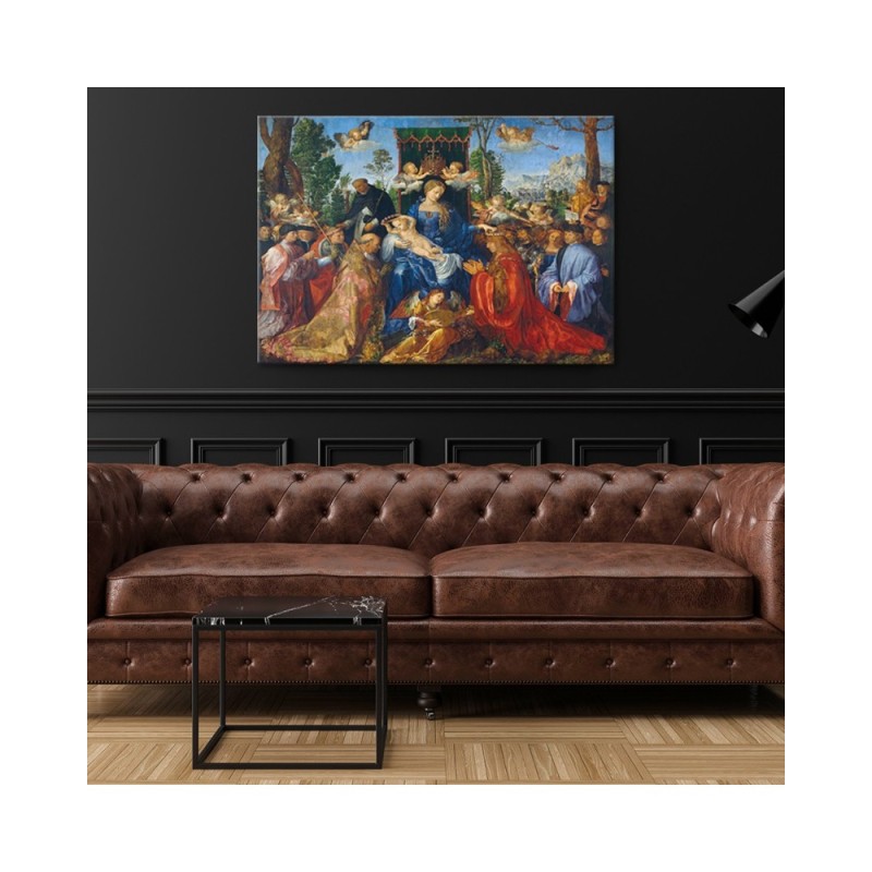 Leinwandbild - Das Fest des Rosenkranzes - Albrecht Dürer | Feeby