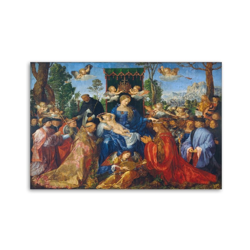 Leinwandbild - Das Fest des Rosenkranzes - Albrecht Dürer | Feeby