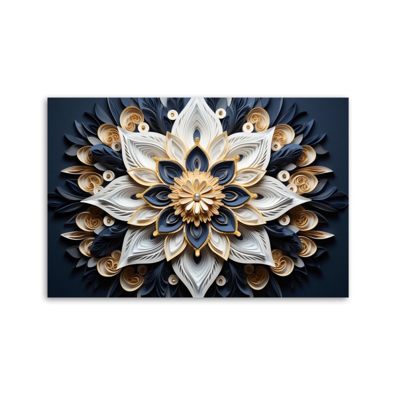 Leinwanddruck - AI Blumen 3D | Feeby