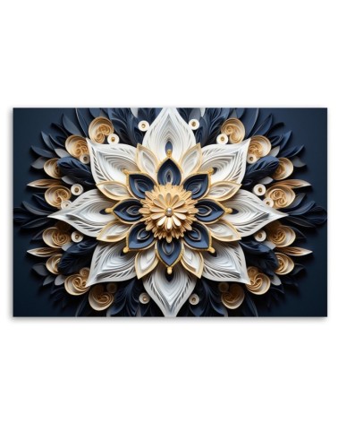 Leinwanddruck - AI Blumen 3D | Feeby