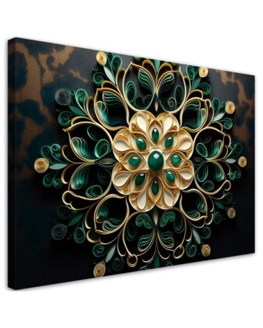 Leinwandbild - Abstrakter Diamant | Feeby