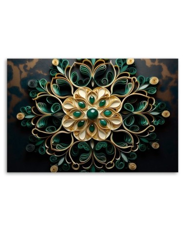 Leinwandbild - Abstrakter Diamant | Feeby