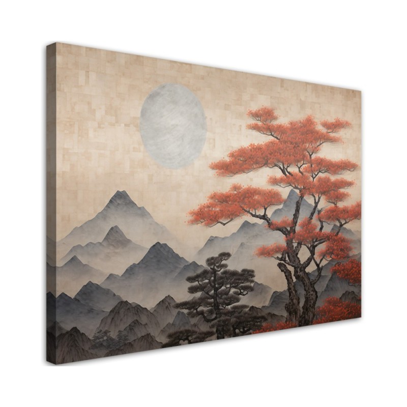 Modernes Wandbild - Berglandschaft | Feeby