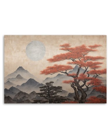 Modernes Wandbild - Berglandschaft | Feeby