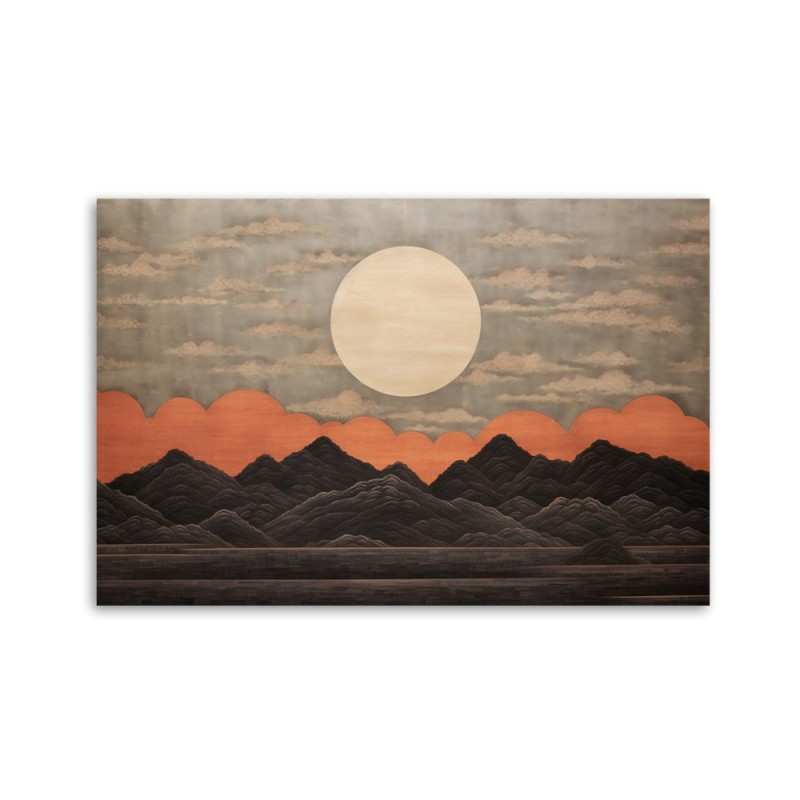 Leinwanddruck - Sonnenuntergang Japan | Feeby