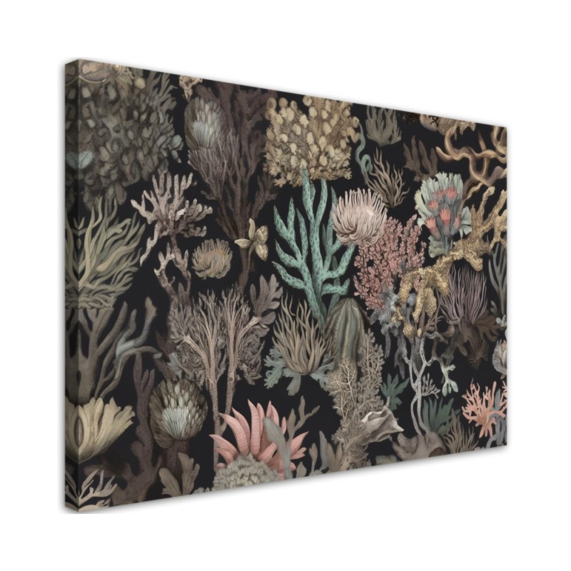 Leinwanddruck - für Badezimmer - Koralle | Feeby