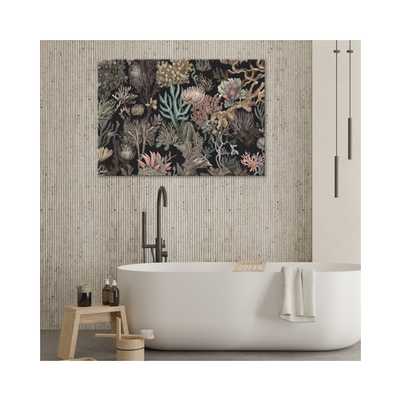 Leinwanddruck - für Badezimmer - Koralle | Feeby