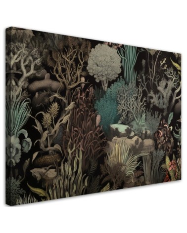 Leinwandbild - Korallenpflanzen im Meer | Feeby