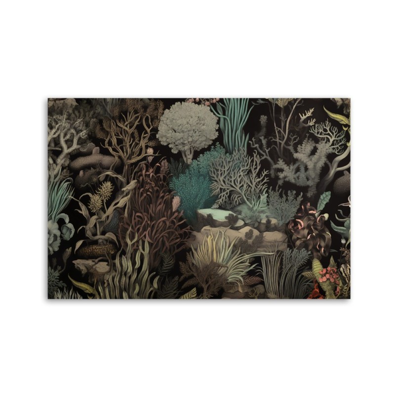 Leinwandbild - Korallenpflanzen im Meer | Feeby