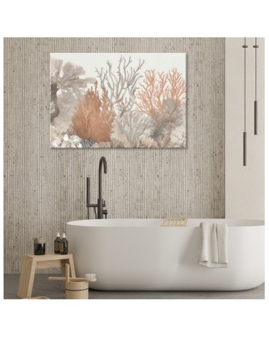 Leinwandbild - Boho beige - Meerespflanzen | Feeby