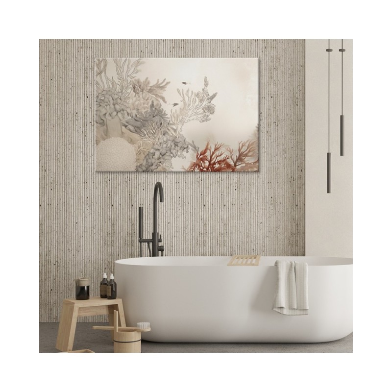 Obraz do salonu boho - Morskie ryby i rośliny | FEEBY