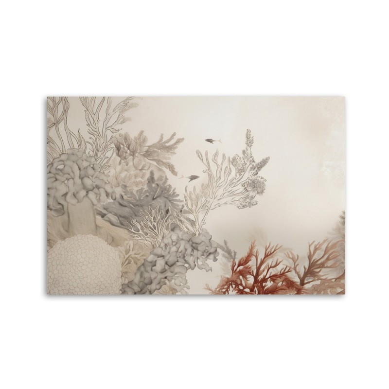 Bild - für das Wohnzimmer boho - Meeresfische und Pflanzen | Feeby