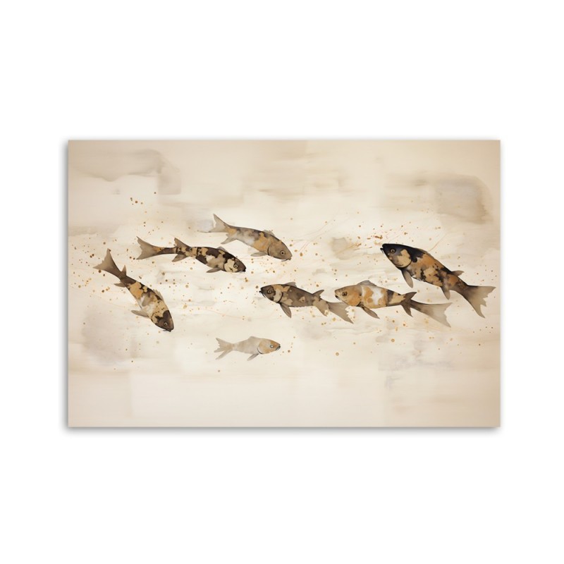 Obraz boho - Ryby Koi | FEEBY