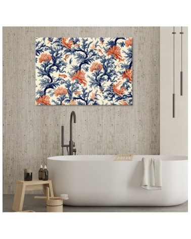 Dekoratives Leinwandbild - Korallen und Fische | Feeby