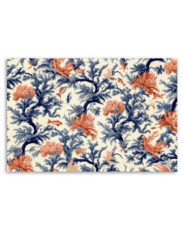 Dekoratives Leinwandbild - Korallen und Fische | Feeby