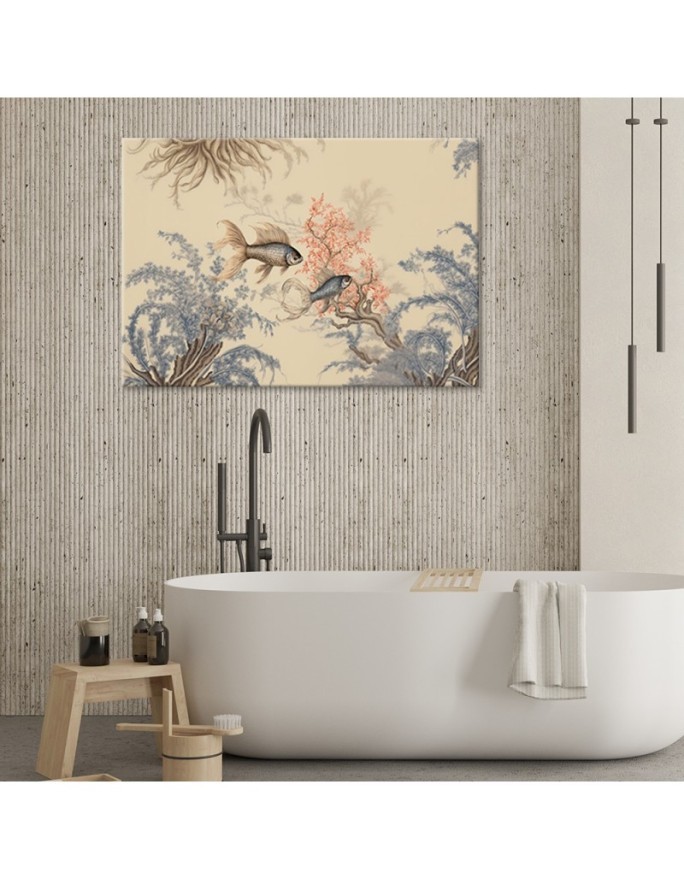 Obraz na ścianę - Ryby feng shui boho | FEEBY