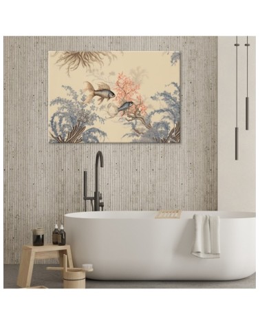 Bild auf Leinwand - Feng Shui Boho Fisch | Feeby