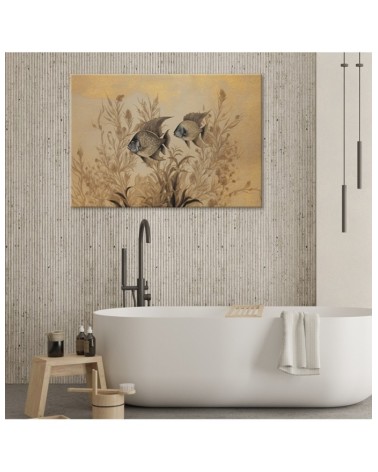 Leinwanddruck - Schlafzimmer - Fischschleier Boho | Feeby