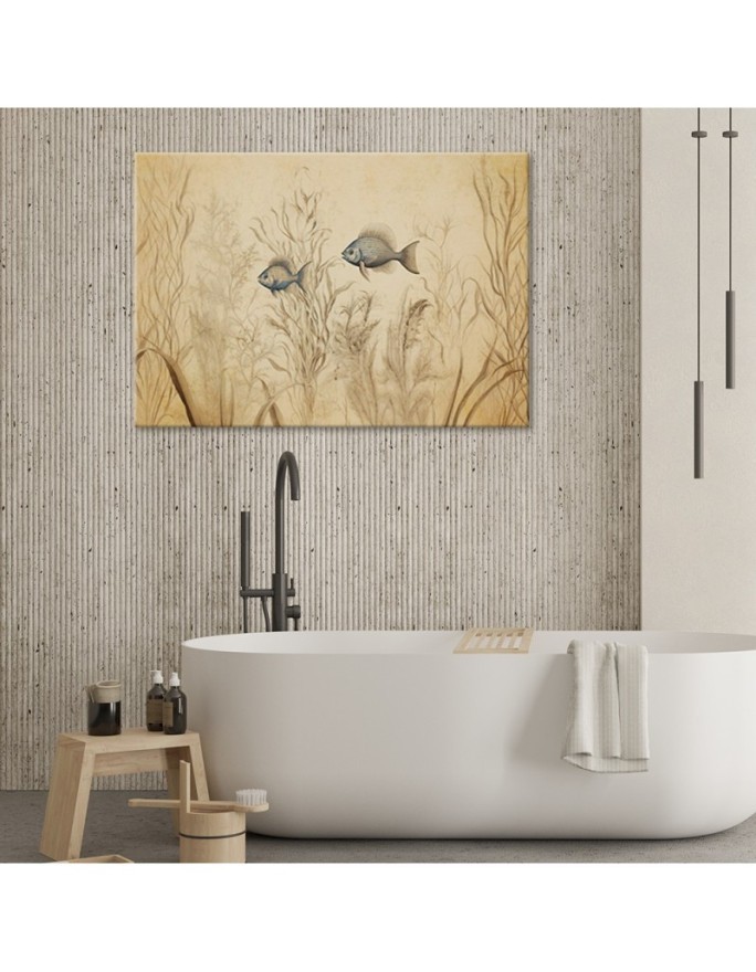 Obraz - Ryby w stylu boho beżowy | FEEBY