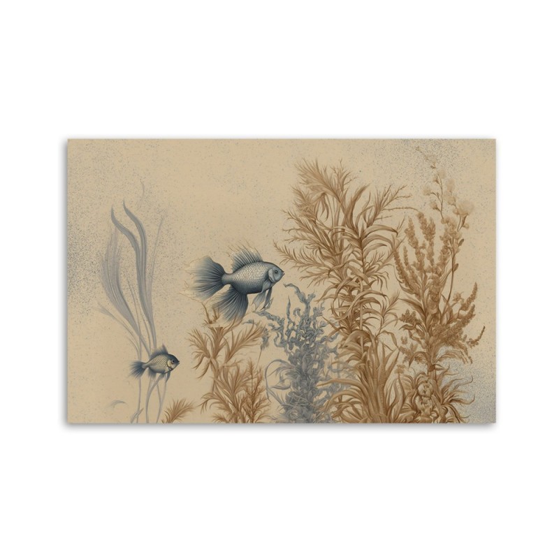 Bild - für das Wohnzimmer AI - Fische und Meerespflanzen | Feeby