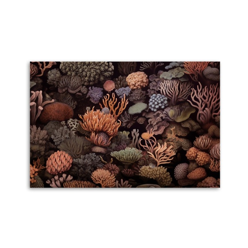 Bild auf Leinwand - Korallen AI | Feeby