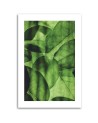 Canvas painting - Green leaves macro | FEEBY