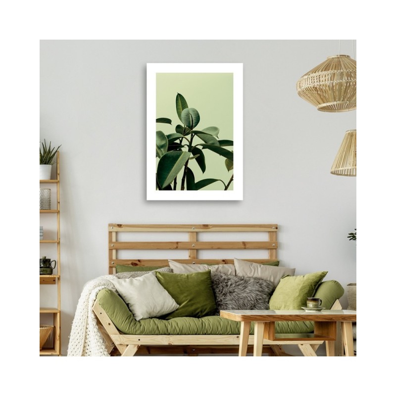 Dekoratives Leinwandbild - Grünpflanze Natur | Feeby