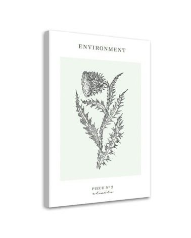 Canvas painting - Thistle plant | FEEBY