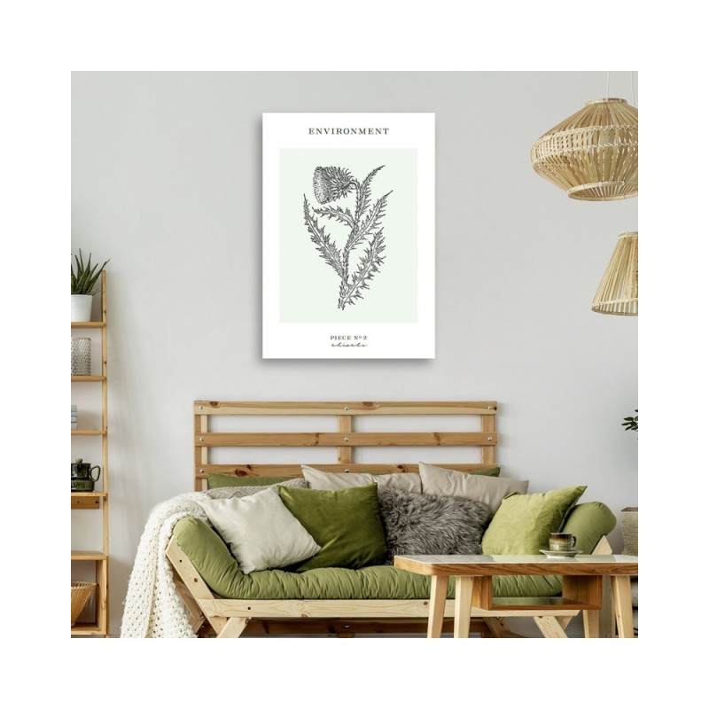 Leinwanddruck - Distelblume - Umwelt | Feeby