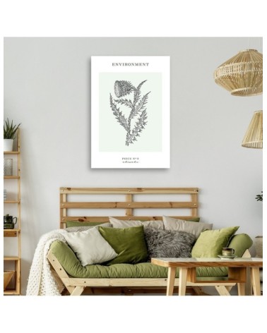 Leinwanddruck - Distelblume - Umwelt | Feeby