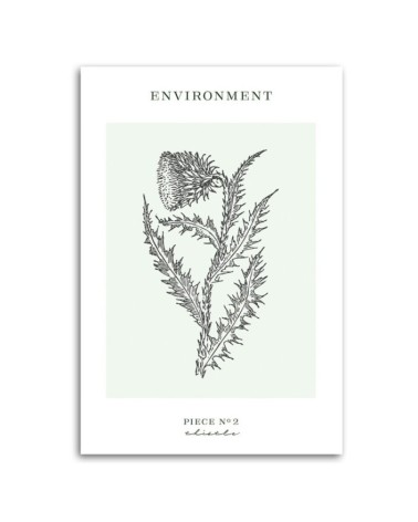 Leinwanddruck - Distelblume - Umwelt | Feeby