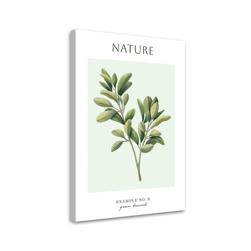 Canvas painting - Green twig | FEEBY