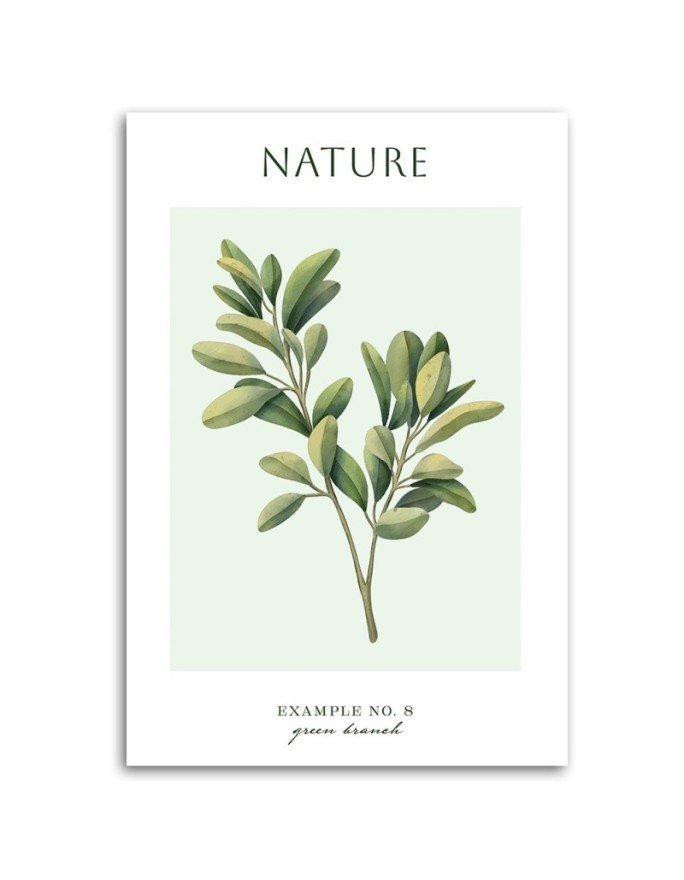 Canvas painting - Green twig | FEEBY