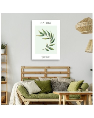 Bild auf Leinwand - Grüner Zweig - Natur | Feeby