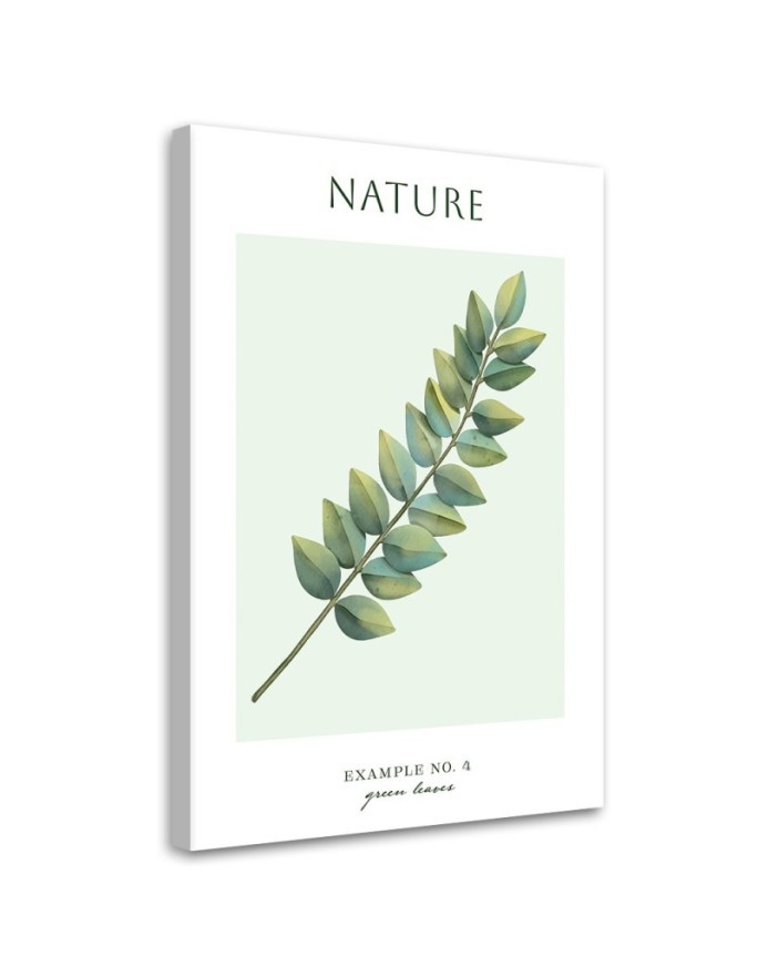 Obraz na płótnie - Zielone liście - Natura | FEEBY