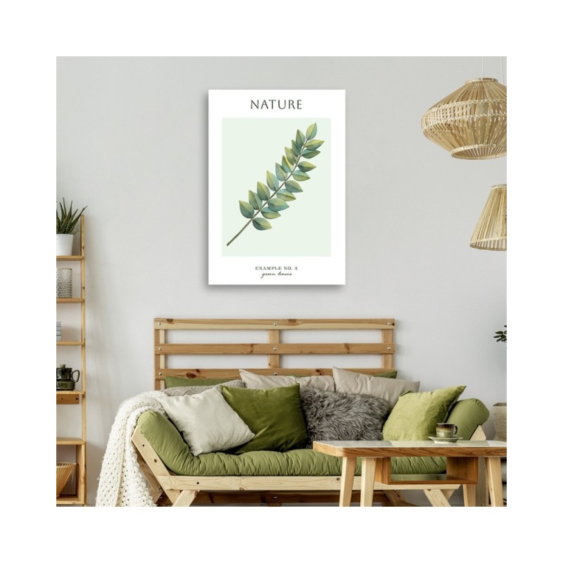 Leinwandbild - Grüne Blätter - Natur | Feeby