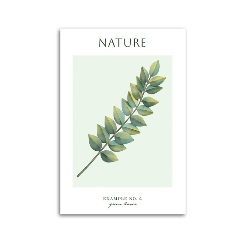 Leinwandbild - Grüne Blätter - Natur | Feeby