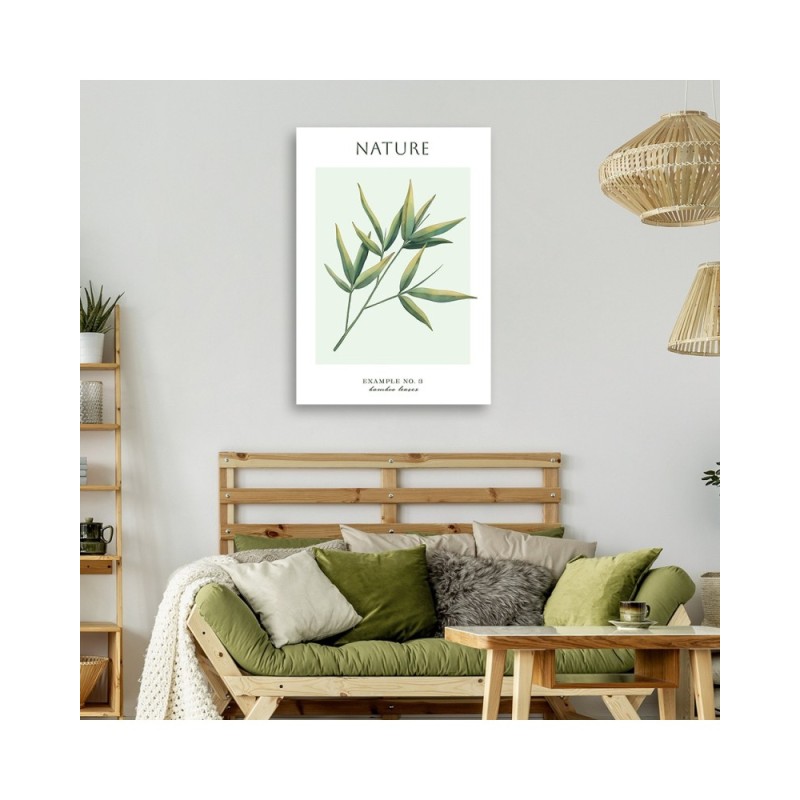 Leinwandbild modern - Bambusblätter - Natur | Feeby