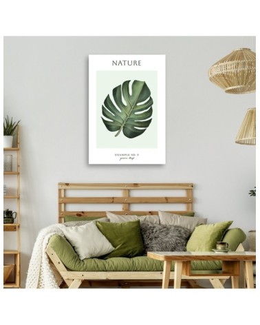 Bild auf Leinwand - Grünes Blatt - Natur | Feeby