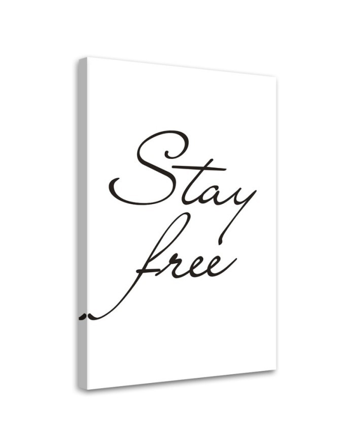 Canvas painting - Inscription Be free | FEEBY
