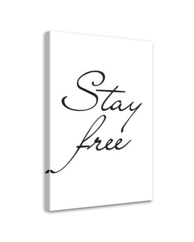 Canvas painting - Inscription Be free | FEEBY