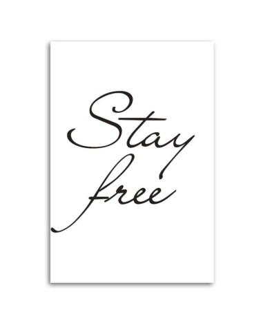 Modernes Wandbild - Frei bleiben | Feeby