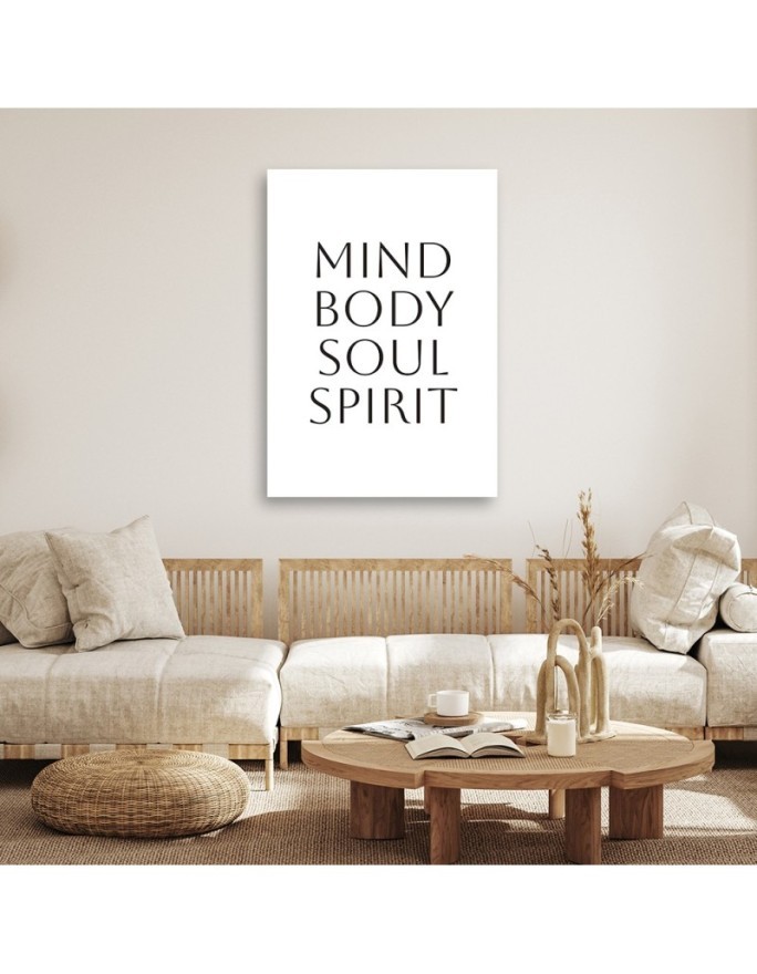 Canvas painting - Inscription Smile more | FEEBY